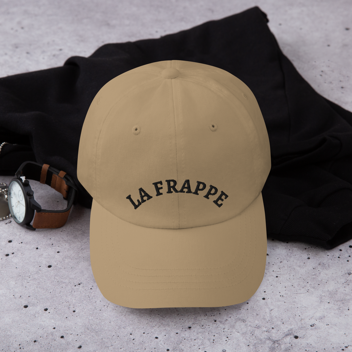 Casquette LA FRAPPE X LOGO NOIR
