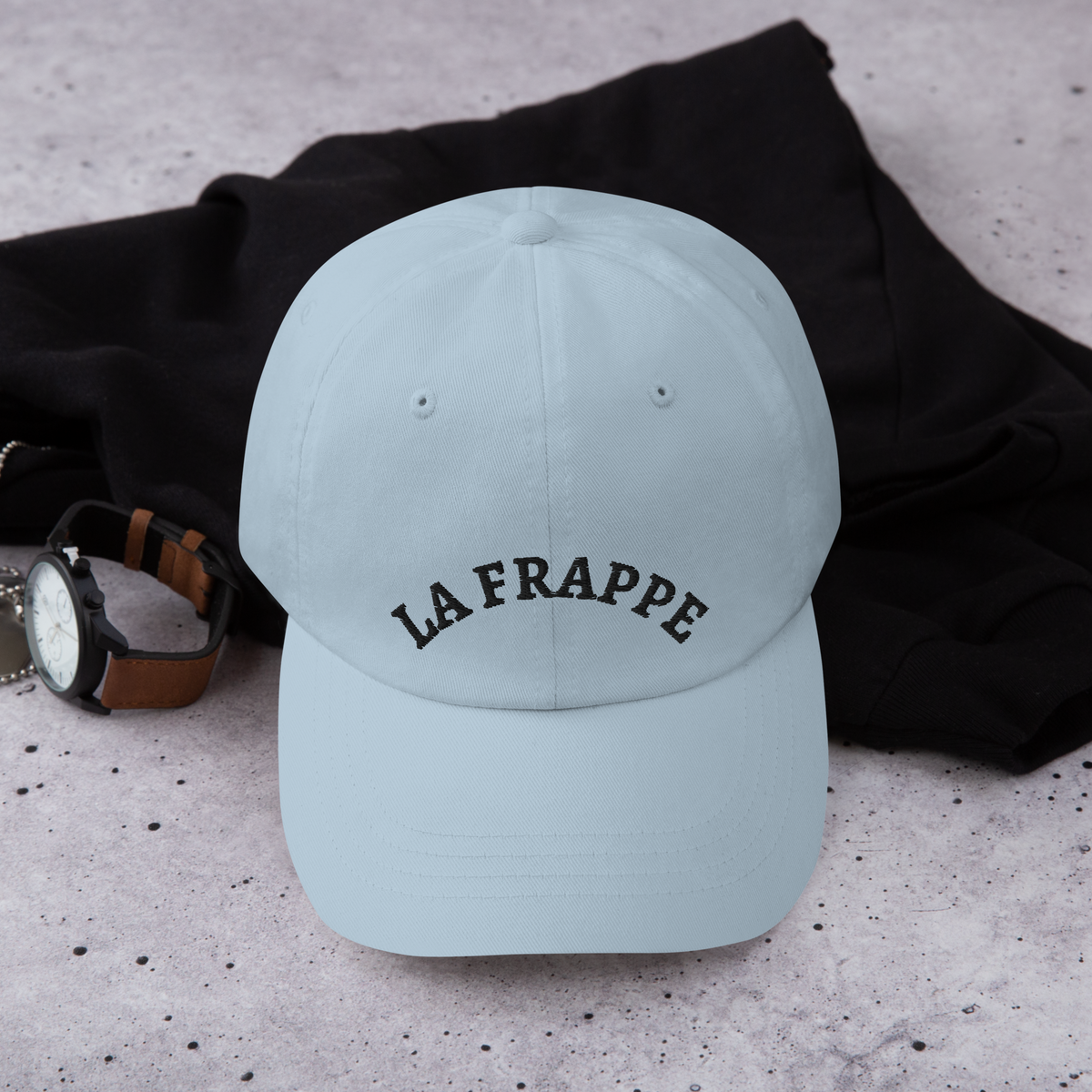 Casquette LA FRAPPE X LOGO NOIR