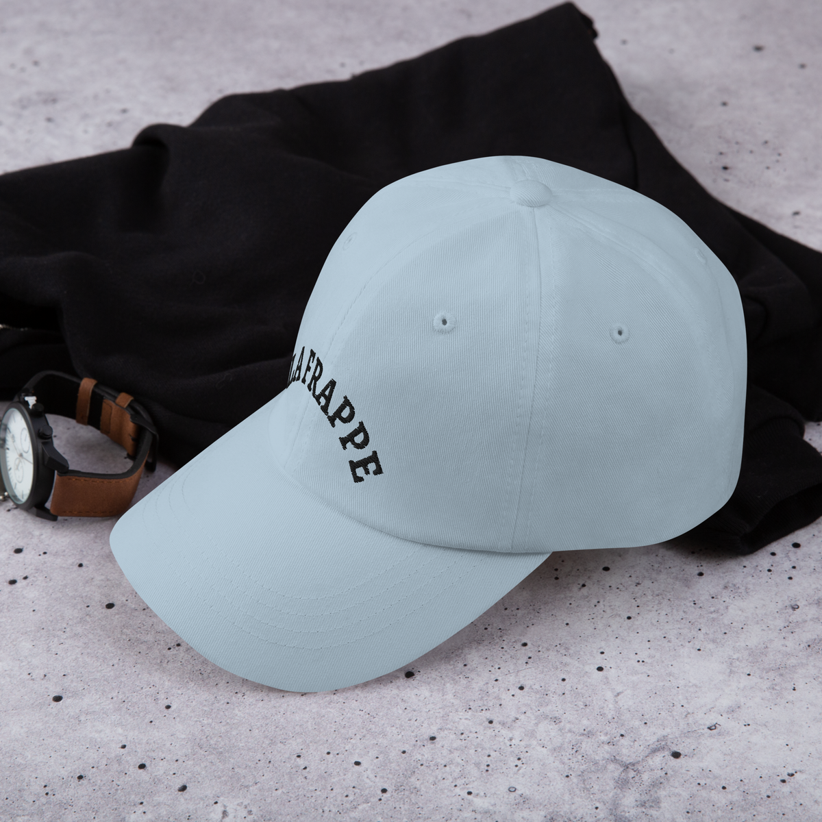 Casquette LA FRAPPE X LOGO NOIR