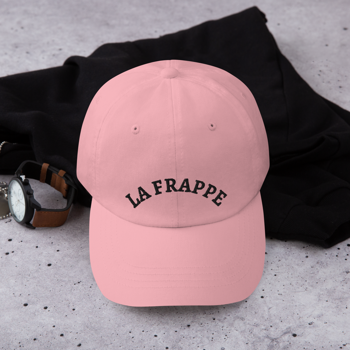 Casquette LA FRAPPE X LOGO NOIR