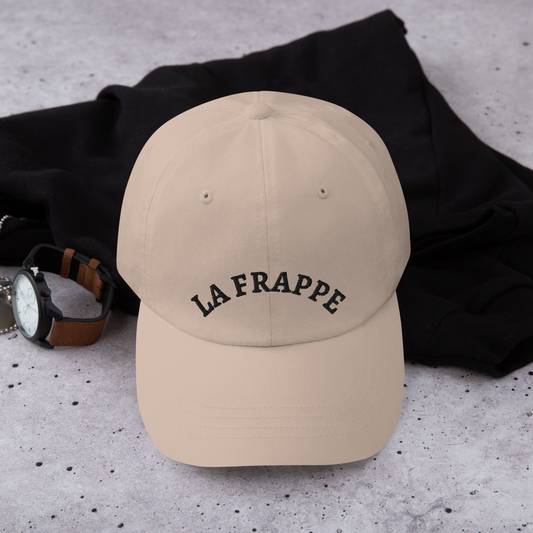 Casquette LA FRAPPE X LOGO NOIR