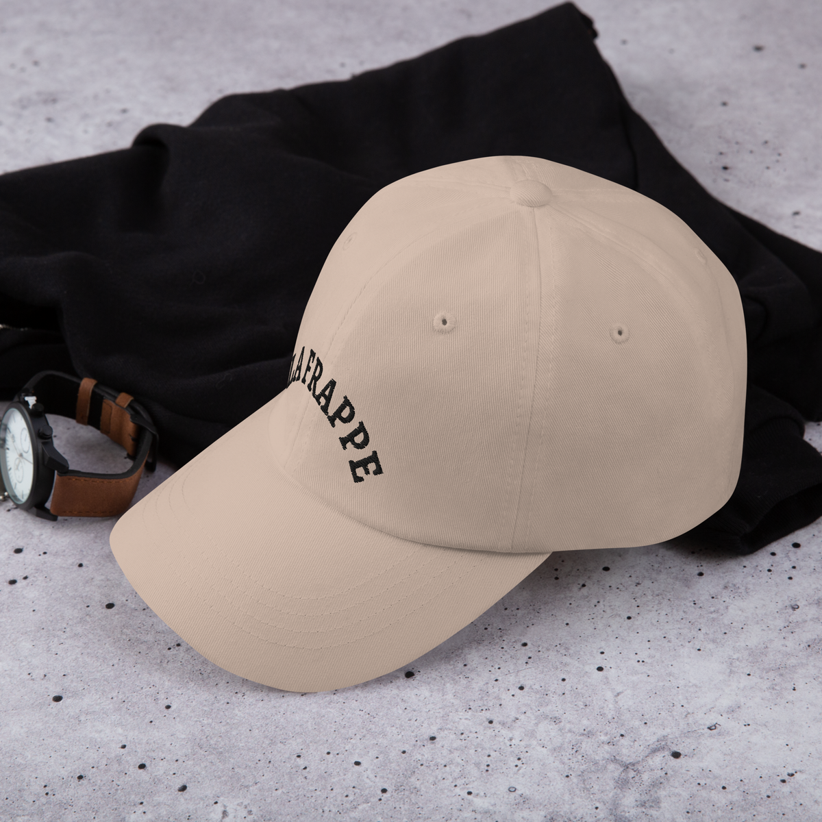Casquette LA FRAPPE X LOGO NOIR