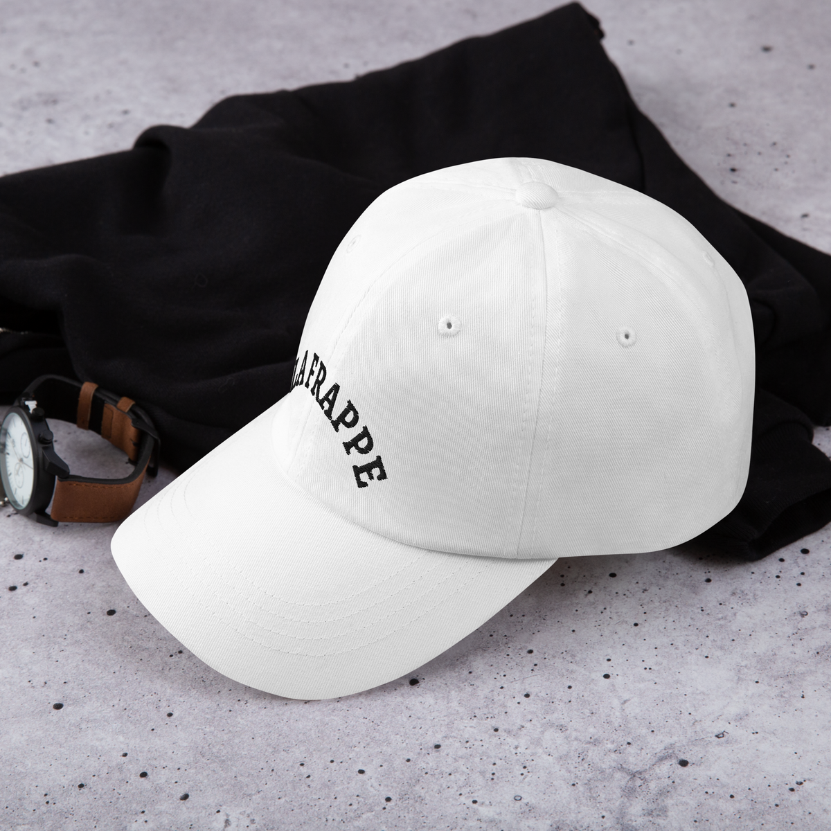 Casquette LA FRAPPE X LOGO NOIR